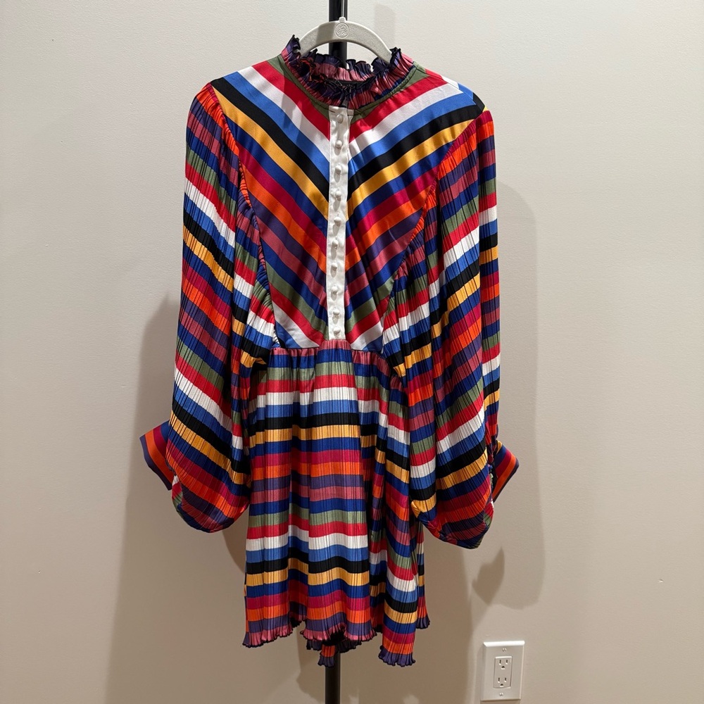 NWT Elliatt Sodality Multicolor Striped Dress - Picture 3 of 10